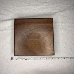 Vintage Beautiful Alcraft Calculator Walnut Wood‎ Box W/out Calculator.